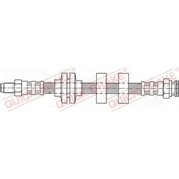 Brzdová hadice Brzdová hadice QUICK BRAKE 37.904