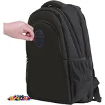 PIXIE CREW studentský batoh ČERNÝ s malým panelem