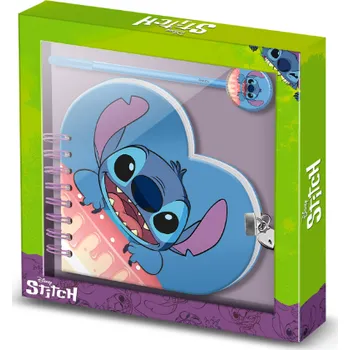 Blok Lilo a Stitch Diář s perem Stitch srdce