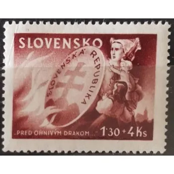 Sběratelství Známka Slovenský štát, 1.30+4&nbsp;Ks, Pof.116**