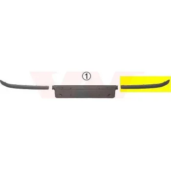 Lišta karosérie Ozdobná / ochranná lišta, nárazník VAN WEZEL 0646583