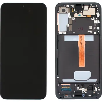 Náhradní dil pro Samsung S906 Galaxy S22 Plus - LCD display + Dotyková deska + Přední kryt Phantom Black / Černá (Service Pack)