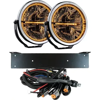 Přídavný světlomet Kompletní sada 2 světel Strands Ambassador 9" (228mm), s držákem a kabeláží, 10-32V, 70W, 5530lm