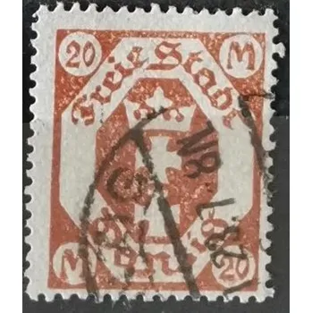 Sběratelství Známka Danzig, 20 M, Mi.111#