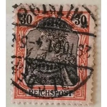 Sběratelství Známka Německo, Reich, 30Pfg., Mi.59#