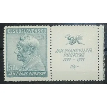 Poštovní známka Známka s kupóny ČSR, 50h, Pof.322**