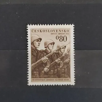 Poštovní známka Známka ČSR, 0,80 Kčs, Pof.615**