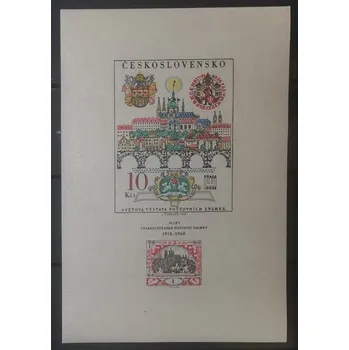 Sběratelství Aršík ČSR, 10Kčs, Pof.A1694**