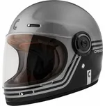 Přilba Fibre Super Hooligan, CASSIDA (černá/metalická šedá)