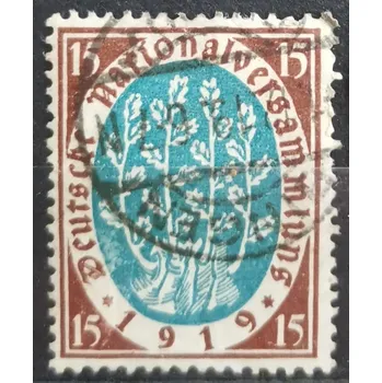 Sběratelství Známka Německo, Reich, 15Pfg., Mi.108#