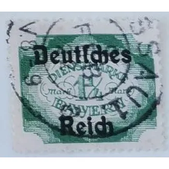 Sběratelství Známka Německo, Reich, 1¼Mk., Mi.47#