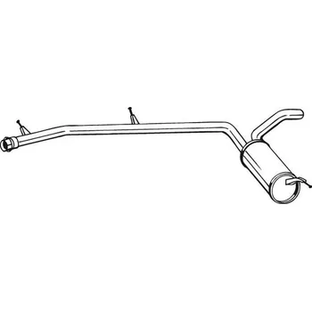 Tlumič výfuku Střední tlumič výfuku BOSAL 282-859