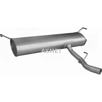 Tlumič výfuku Zadní tlumič výfuku ASMET 14.038