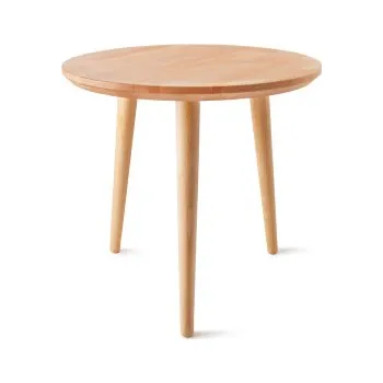 Konferenční stolek Kulatý stolek z bukového masivu 50 cm