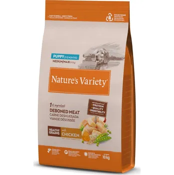 Krmivo pro psa 2x10kg Nature's Variety Healthy Grains Puppy Medium/Maxi Chicken - výhodné balení