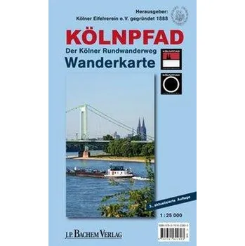 Cestování KÖLNPFAD. Wanderkarte