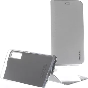 Pouzdro na mobilní telefon Pouzdro Vennus Book Samsung Galaxy A7 2018 A750 Šedé