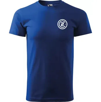 Tričko Čezeta ČZ 3T - modrá / 3XL / bílá