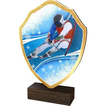 Poháry Bauer Dřevěná plaketa TFRW273 | Sjezdové lyžování