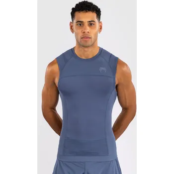 Rashguard Pánský rashguard - funkční triko Venum G-Fit Air - bez rukávů - Foggy Blue Velikost: M