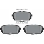 Sada brzdových destiček, kotoučová brzda TEXTAR 2449101