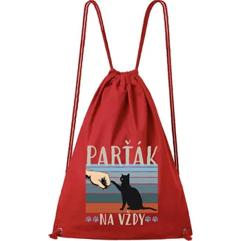 Městský batoh DOBRÝ TRIKO Bavlněný batoh Parťák na vždy Barva: Červená