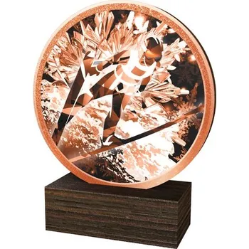 Poháry Bauer Dřevěná plaketa TFRW772 | Skoky na lyžích