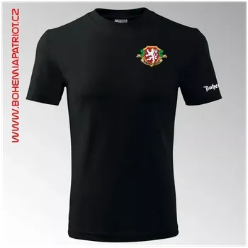 Pánské tričko Tričko s potiskem Bohemia 3T - černá / M