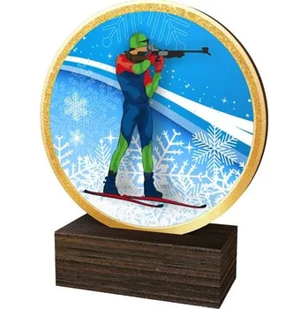 Poháry Bauer Dřevěná plaketa TFRW797 | Biatlon