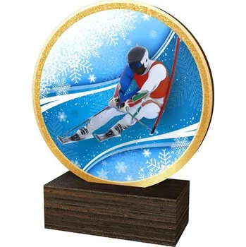 Volný čas Poháry Bauer Dřevěná plaketa TFRW773 | Sjezdové lyžování