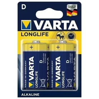 Článková baterie VARTA LONGLIFE 4120, 2 ks, alkalické baterie, D - monočlánky (LR20), (MN1300),alkalimangan, 1,5V