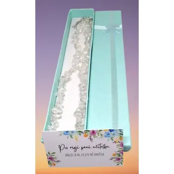 Kosmetická sada Dárková sada pro učitelku - náhrdelník křišťál