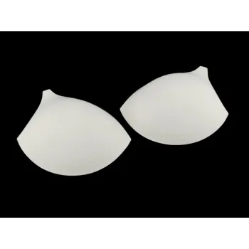 Košíčky do plavek / korzetů s perforací soft velikost 34 Varianta: Off White, Balení: 1 pár