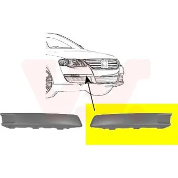 Lišta karosérie Ozdobná / ochranná lišta, nárazník VAN WEZEL 5839583