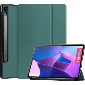Pouzdro na tablet VSECHNONAMOBIL 38192 LEATHER Zaklápěcí obal pro Lenovo Tab P12 Pro zelený