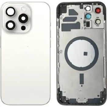 Náhradní díl pro mobilní telefon Zadní kryt + střední rámeček pro Apple iPhone 14 Pro Max - stříbrný IPH0657