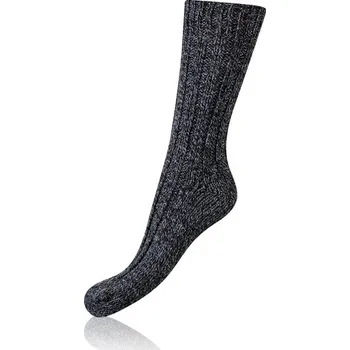Pánské ponožky Bellinda NORWEGIAN STYLE SOCKS BE491007 černá 35 - 38