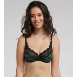PLAYTEX FLOWER ELEGANCE UNDERWIRED BRA - Krajková podprsenka s kosticí - PX0007I7 černá - zelená 90 D
