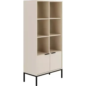 Knihovna Knihovna Austin 80 cm kašmír/černá