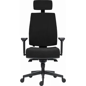 Herní příslušenství Powerton Kancelářské ergonomické křeslo Jana, Černé