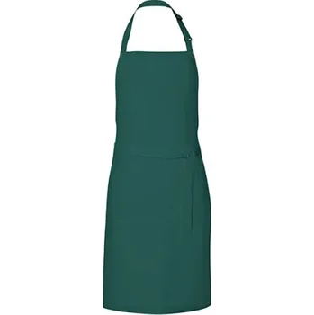 Pracovní zástěra Link Kitchen Wear Unisex grilovací zástěra X987 Bottle Green -ca. Pantone 560 85 x 72 cm