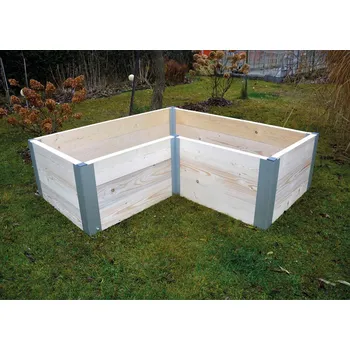 Postel Záhon L - 200 × 150 × 75 × 75 cm Výška: 75 cm - antracit