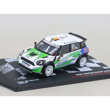 autíčko DeAgostini Mini Cooper Super 2000 #1 Tour De Corse 2012 D. Sorlo / Carlos del Barrio 1:43 - Rallye automobily časopis s modelem #67 Mini Cooper No. 1 Tour De Corse 2012 D. Sorlo - Carlos del Barrio - kovový model auta 1/43