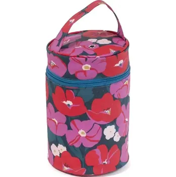 Organizér galanterie Vak na klubíčka s otvorem - Květy (Wool Holder Modern Floral)