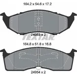 Sada brzdových destiček, kotoučová brzda TEXTAR 2495301