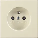 zásuvka jednonásobná s ochranným kolíkem, s clonkami (typ 6619); slonová kost 6619B-A0635782, design FUTURE LINEAR