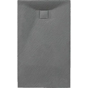 Sprchová vanička BPS-koupelny Obdélníková akrylátová sprchová vanička HYD-OSV-RIKO 90x70 šedá