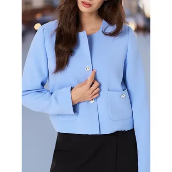 Sinsay - Blejzr - světle modrá - 4705X-50X - 4705X-50X-S