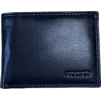 Peněženka malá pánská kožená peněženka pragati fashion black