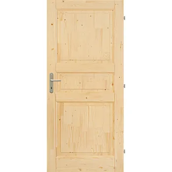 Interiérové dveře Truhlárna Dřevěné dveře VLASTA 3K (country suky) Rozměr dle ČSN: 60 / 197, Orientace Dveří: Pravé